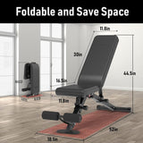 Adjustable Foldable Workout Exercise Dumbbell Bench for Home Gym