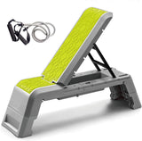 Adjustable Dumbbell Bench Multifunctional Aerobic Deck Workout Weight Fitness for Home Gym
