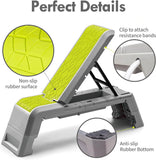Adjustable Dumbbell Bench Multifunctional Aerobic Deck Workout Weight Fitness for Home Gym
