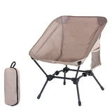 Steel Frame Small Collapsible Portable Chair Foldable Fishing Picnic Beach Moon Camping Chair