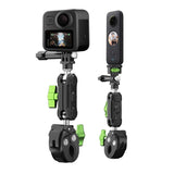 Photoys Flexible Action Camera Mounting Bracket with Crab Clamp