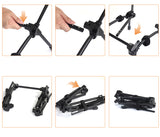 Steel Frame Small Collapsible Portable Chair Foldable Fishing Picnic Beach Moon Camping Chair